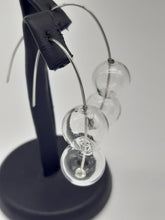 将图片加载到图库查看器,Orecchini vetro e silver BUBBLES