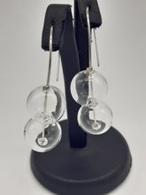 将图片加载到图库查看器,Orecchini vetro e silver BUBBLES