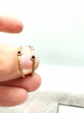 将图片加载到图库查看器,Orecchini bronzo, garnet Granato JINN