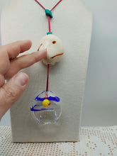 将图片加载到图库查看器,Collana vetro Ciondolo