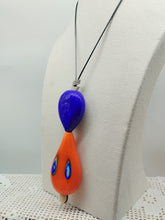 将图片加载到图库查看器,Collana vetro ciondolo