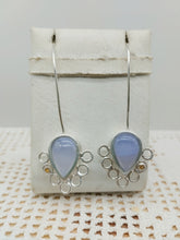 将图片加载到图库查看器,Orecchini silver, calcedonio PRIMITIVI