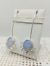 将图片加载到图库查看器,Orecchini silver, calcedonio PRIMITIVI