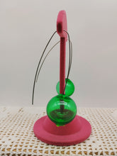 将图片加载到图库查看器,Orecchini vetro BOLLA  verde bottiglia