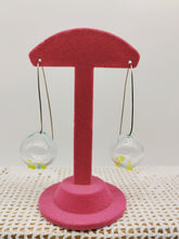 将图片加载到图库查看器,Orecchini vetro BOLLA  celestino