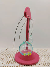 将图片加载到图库查看器,Orecchini vetro BOLLA  celestino