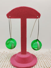 将图片加载到图库查看器,Orecchini vetro BOLLA Verde bottiglia
