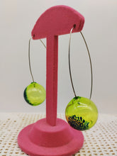 将图片加载到图库查看器,Orecchini vetro BOLLA Verde acido