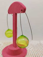 将图片加载到图库查看器,Orecchini vetro BOLLA Verde acido