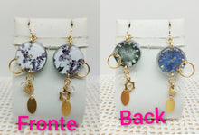画像をギャラリービューアに読み込む, Orecchini con orologi FLORA BLACK