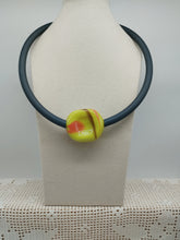 将图片加载到图库查看器,Collana vetro BON BON verde giallo