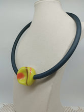 将图片加载到图库查看器,Collana vetro BON BON verde giallo