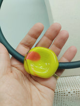 将图片加载到图库查看器,Collana vetro BON BON verde giallo