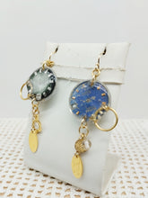 画像をギャラリービューアに読み込む, Orecchini con orologi FLORA BLACK