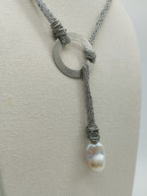 Charger l'image dans la galerie, Collana argento e perla MONOC BIG PEACH