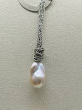 Charger l'image dans la galerie, Collana argento e perla MONOC BIG PEACH