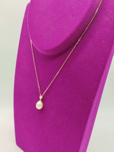 将图片加载到图库查看器,Collana Gold rose e perla rosa CO 17