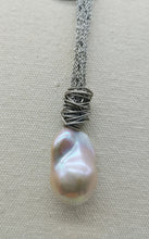 Charger l'image dans la galerie, Collana argento e perla MONOC BIG PEACH