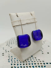 将图片加载到图库查看器,Orecchini vetro QUADRO Blu