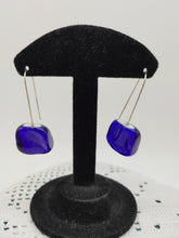 将图片加载到图库查看器,Orecchini vetro QUADRO Blu