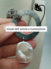 Carica l'immagine nel visualizzatore di Gallery, Collana argento e perla MONOC FISSA