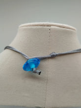 将图片加载到图库查看器,Collana vetro QUADRO Celeste Brillante