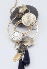 Carica l'immagine nel visualizzatore di Gallery, Collana con orologi ONICE NERO 234