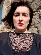 Carica l'immagine nel visualizzatore di Gallery, Collana argento e perla naturale
