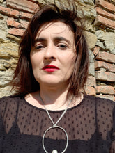 Carica l'immagine nel visualizzatore di Gallery, Collana argento e perla ARCHIMEDE