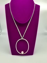 Carica l'immagine nel visualizzatore di Gallery, Collana argento e perla ARCHIMEDE