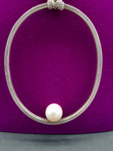 Carica l'immagine nel visualizzatore di Gallery, Collana argento e perla ARCHIMEDE