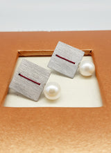 将图片加载到图库查看器,Orecchini argento e perla ARIANNA 14X14