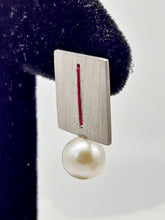 将图片加载到图库查看器,Orecchini argento e perla ARIANNA 14X14