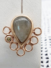 将图片加载到图库查看器,Orecchini bronzo,  labradorite PRIMITIVI
