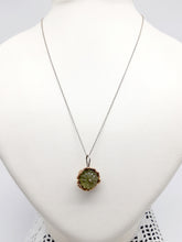 Carica l'immagine nel visualizzatore di Gallery, Collana argento, bronzo e tormalina