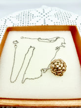 Carica l'immagine nel visualizzatore di Gallery, Collana argento, bronzo e tormalina
