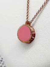 Carica l'immagine nel visualizzatore di Gallery, Collana bronzo e smalto/enamel double face
