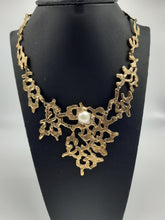 Carica l'immagine nel visualizzatore di Gallery, Collana gold plated e perla SEGNO