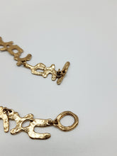Carica l'immagine nel visualizzatore di Gallery, Collana gold plated e acquamarina SEGNO
