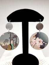 将图片加载到图库查看器,Orecchini alluminio, argento e carta laccata