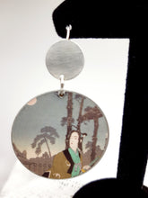 将图片加载到图库查看器,Orecchini alluminio, argento e carta laccata