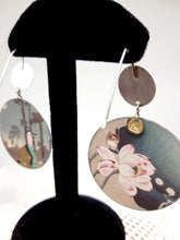 将图片加载到图库查看器,Orecchini alluminio, argento e carta laccata