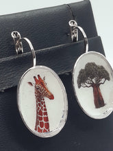 将图片加载到图库查看器,Orecchini ottone e carta laccata AFRICA