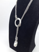 将图片加载到图库查看器,Collana argento e perla MONOCERCHIO