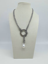 将图片加载到图库查看器,Collana argento e perla MONOCERCHIO