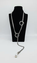 将图片加载到图库查看器,Collana argento e perla DOPPIO CERCHIO
