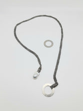 将图片加载到图库查看器,Collana argento e perla DOPPIO CERCHIO