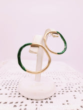 将图片加载到图库查看器,Orecchini bronzo e smalto/enamel