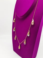 将图片加载到图库查看器,Collana bronzo e pietre di luna GOCCE DI LUNA