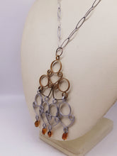 将图片加载到图库查看器,Collana argento, quarzo fume' MODULO